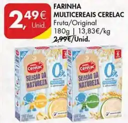 Pingo Doce Farinha multicereais cerelac promoção