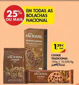 Pingo Doce Cookie tradicional promoção