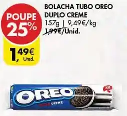 Pingo Doce Bolacha tubo oreo duplo creme promoção