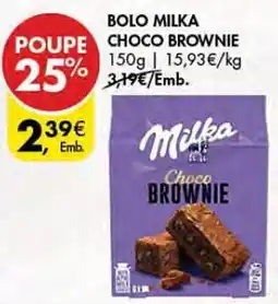 Pingo Doce Bolo milka choco brownie promoção
