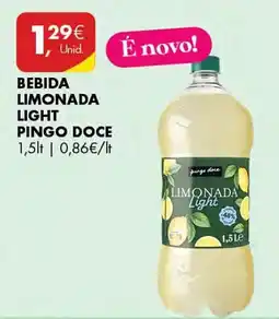 Pingo Doce Bebida limonada light pingo doce promoção
