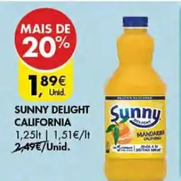 Pingo Doce Sunny delight california promoção