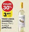 Pingo Doce Vinho lisboa mandriola branco promoção