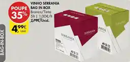 Pingo Doce Vinho serrania bag-in-box promoção