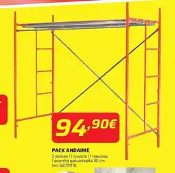 Bricomarché Pack andaime promoção