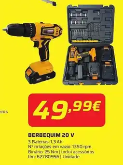 Bricomarché Berbequim 20 v promoção