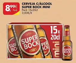 Pingo Doce Cerveja c/álcool super bock mini promoção