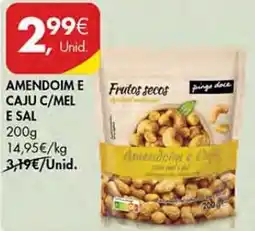 Pingo Doce Amendoim e caju c/mel e sal promoção