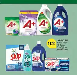 Pingo Doce Líquido skip active clean promoção