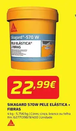 Bricomarché Sikagard 570w pele elástica + fibras promoção