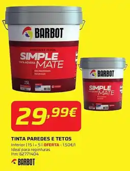 Bricomarché Tinta paredes e tetos promoção