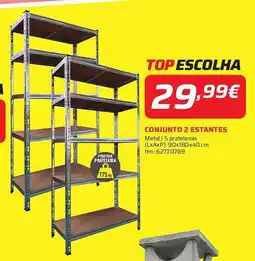 Bricomarché Conjunto 2 estantes promoção