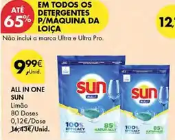 Pingo Doce All in one sun promoção