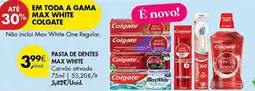 Pingo Doce Pasta de dentes max white Colgate promoção