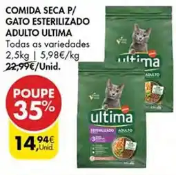 Pingo Doce Comida seca p/ gato esterilizado adulto ultima promoção
