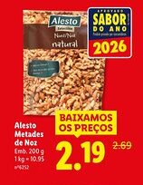 Lidl Alesto Metades de Noz promoção