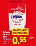 Lidl Belbake Farinha com fermento promoção