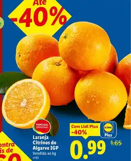 Lidl Laranja Citrinos do Algarve IGP promoção