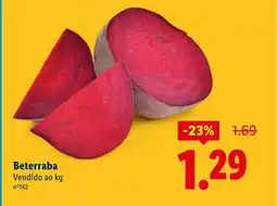 Lidl Beterraba promoção