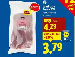 Lidl Lombo de Porco XXL promoção