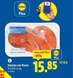 Lidl Salmão em Posta promoção