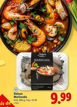 Lidl Deluxe Mariscada promoção
