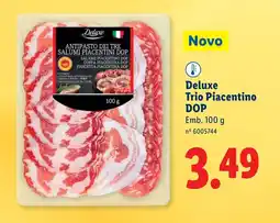 Lidl Deluxe Trio Piacentino DOP promoção
