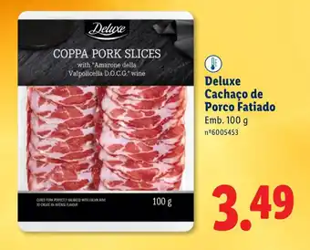 Lidl Deluxe Cachaço de Porco Fatiado promoção