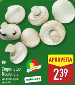 ALDI Cogumelos Nacionais promoção