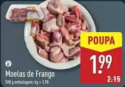 ALDI Moelas de Frango promoção