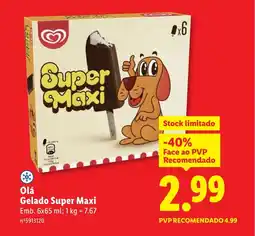 Lidl Olá Gelado Super Maxi promoção