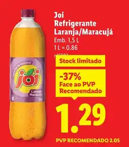 Lidl Joi Refrigerante Laranja/Maracujá promoção