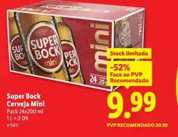 Lidl Super Bock Cerveja Mini promoção