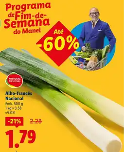 Lidl Alho-francês Nacional promoção