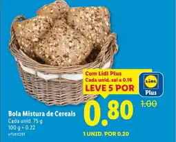 Lidl Bola Mistura de Cereais promoção