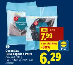 Lidl Ocean Sea Peixe Espada à Posta Cada promoção