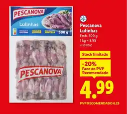 Lidl Pescanova Lulinhas promoção