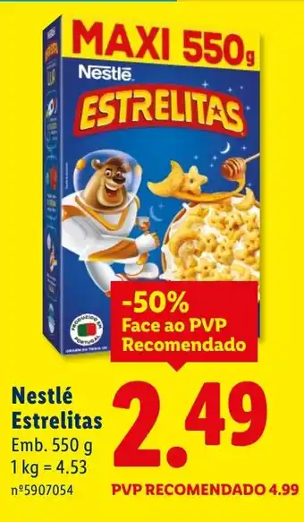 Lidl Nestlé Estrelitas promoção