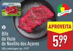 ALDI Bife da Vazia de Novilho dos Açores promoção