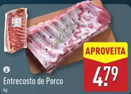 ALDI Entrecosto de Porco promoção