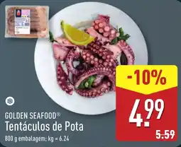 ALDI GOLDEN SEAFOOD Tentáculos de Pota promoção