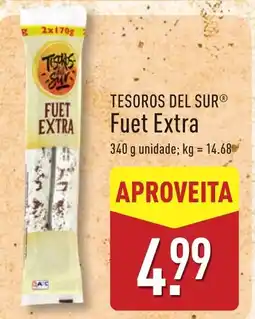 ALDI TESOROS DEL SUR Fuet Extra promoção