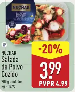 ALDI NUCHAR Salada de Polvo Cozido promoção