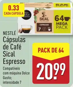 ALDI NESTLÉ Cápsulas de Café Sical Espresso promoção