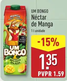ALDI UM BONGO Néctar de Manga promoção