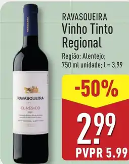 ALDI RAVASQUEIRA Vinho Tinto Regional promoção