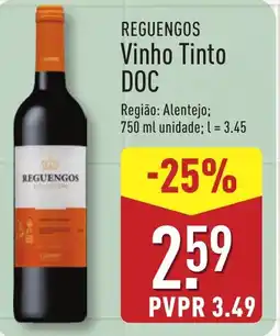 ALDI REGUENGOS Vinho Tinto DOC promoção