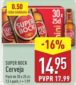 ALDI SUPER BOCK Cerveja promoção
