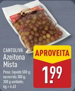 ALDI CANTOLIVA Azeitona Mista promoção