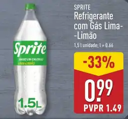 ALDI SPRITE Refrigerante com Gás Lima-Limão promoção
